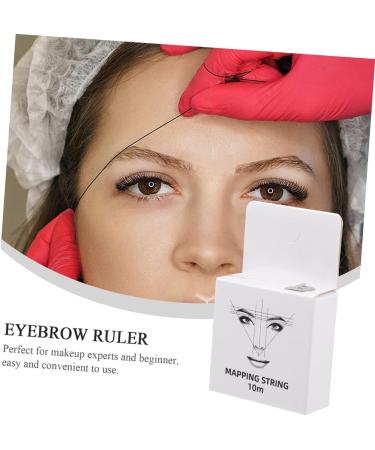 DOITOOL 2pcs Ink Eyebrow Measuring Tool Eyebrow Makeup Accessory Wire Ruler Cosmetic Eyebrow Shape - Buy Online on GoSupps.com