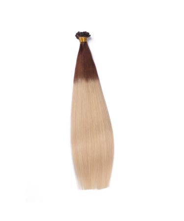 Shop High-Quality Keratin Bonding Hair Extensions - Ombre #4/60 70cm 50 Strands 100% Remy Hair - U-Tip by Novon Hair Extensions - Buy Online on GoSupps.com