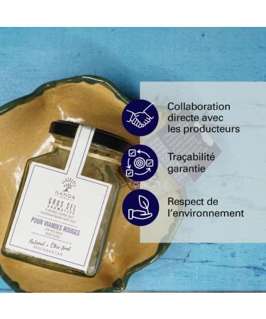 Ilanga Nature - Coarse Salt for Red Meats from Madagascar - 175g - Buy Online on GoSupps.com