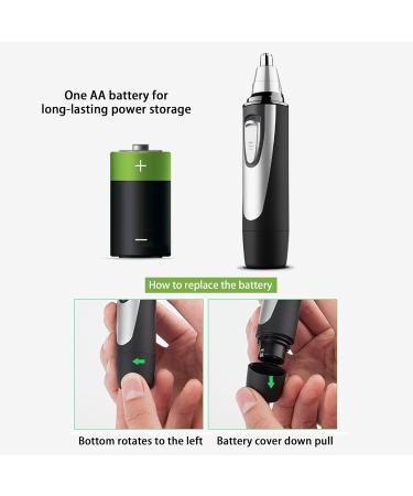 Buy 2-in-1 Cordless Ear & Nose Hair Trimmer - Dual Edge Blades for Facial Hair | International Shipping Available - Buy Online on GoSupps.com