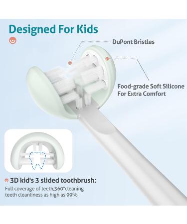 RAZOKO 3 Sided Toothbrush for Kids - Gentle Triple-Angle Training Toothbrush for Toddlers - Effective Oral Care with Great Angle Bristles - Buy Online on GoSupps.com