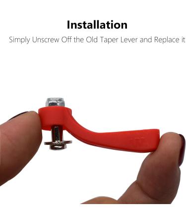 2 Pieces Hair Clipper Adjusting Levers Hair Clipper Replacement Accessories Repairing Parts Compatible with Wahl 5 Star Magic Clip Senior Super Taper 8148 8504 1919 8591 Hair Clippers (Brown&Red) - Buy Online on GoSupps.com