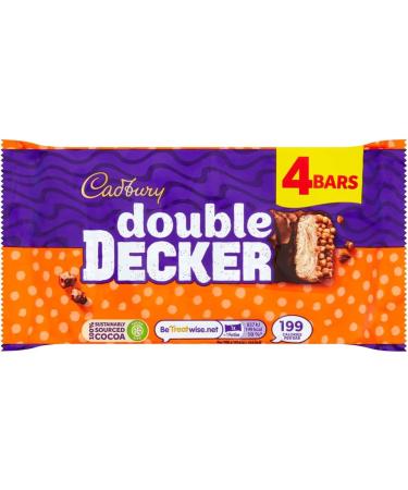 Chocolate Bar Bundle With Double Decker Chocolate Bar 4 Bar Pack 150g (4 Pack) - Buy Online on GoSupps.com