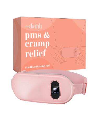 Period Heating Pad for Cramps - Portable Heating Pad for Cramps Menstrual Heating Pad for Cramps Relief Heating Pad for Period Cramps Pain Relief - Portable Cordless Heating Pads for Cramps DiviniTi