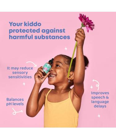 JoySpring Zeolite for Kids - Berry Flavored Zeolite Drops with Vitamin D3 - Gut Support & Speech Aid - 2 oz - Buy Online on GoSupps.com