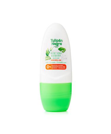 TULIPAN NEGRO Tulip n Aloe Vera and Jojoba Roll On Deodorant 50ml