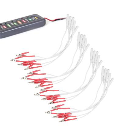 20pcs TENS Wire Cable Clip Electrode Wires for TENS Unit Physiotherapy Machine - Buy Online on GoSupps.com