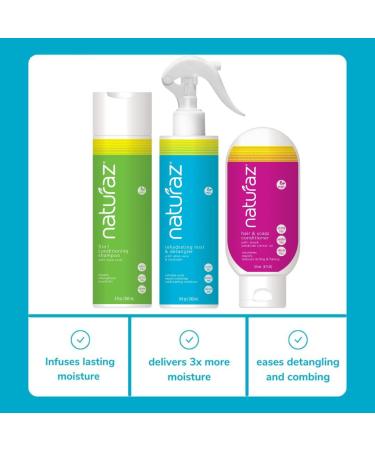 Moisture Burst System for Tight Curls & Coils - Nourishing Dry Hair Scalp Care & Lasting Moisture | 8 Fl Oz - Buy Online on GoSupps.com