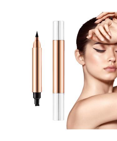 Liquid Eyeliner 75g Waterproof Eyeliner Double Head Quick Dry Eye Makeup SmudgeProof Eye Care for Women Girls Ladies Tsuchiya