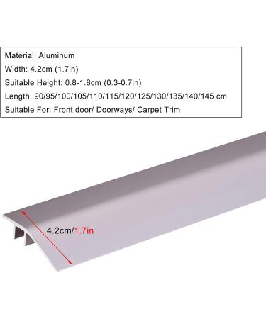 Aluminum Transitions Entry Ramp Extra Wide Floor Cover Strips Carpet Trim Easy to Install Wood to Tile for Balcony Doorways Patio (Color : Purple Size : 110cm/43.3in) Purple 110cm/43.3in - Buy Online on GoSupps.com