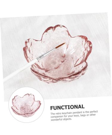 FRCOLOR Nail Tool Manicure Tools Nail Art Tool Nail Dish Cup Acrylic Nail Supplies Japanese Manicure Pen Holder Dish for Acrylic Nails Nail Cups Nail Art Accessories Nail Pen Glass Crystal - Buy Online on GoSupps.com