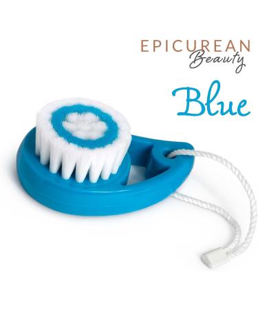 Epicurean Beauty Mini Soft Scrubber Face Brush - Pink | Gentle Manual Exfoliation - Buy Online on GoSupps.com