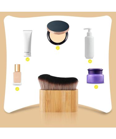 Self Tanning Brush Self Tanner Brush Foundation Body Makeup Brushes Self Tan Brush for Face Bamboo - Buy Online on GoSupps.com