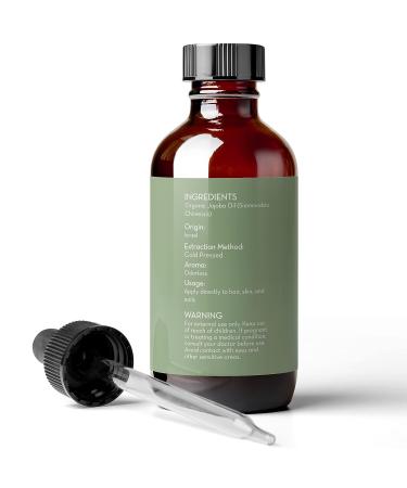 Organic Jojoba Oil 4 fl oz - 100% Pure Cold Pressed for Skin, Hair, Face, Nails - Buy Online on GoSupps.com