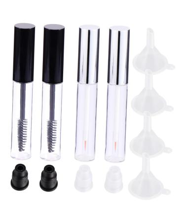 WOONEKY 12pcs 10ml Empty Mascara Tube Empty Tube Bottles Eyelash Applicator Cosmetic Travel Containers