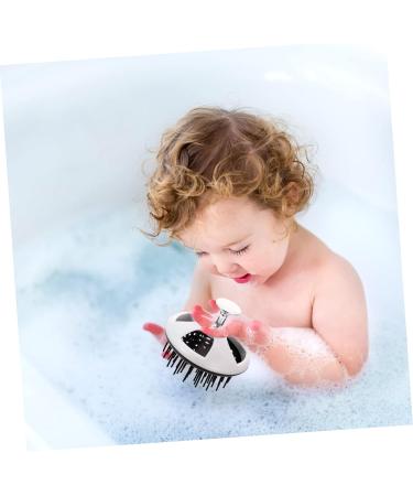 Mikinona Shampoo Kamm - Compact Scalp Massager Brush Hotel-Grade Wear-Resistant 9x8cm White | International Shipping Available - Buy Online on GoSupps.com