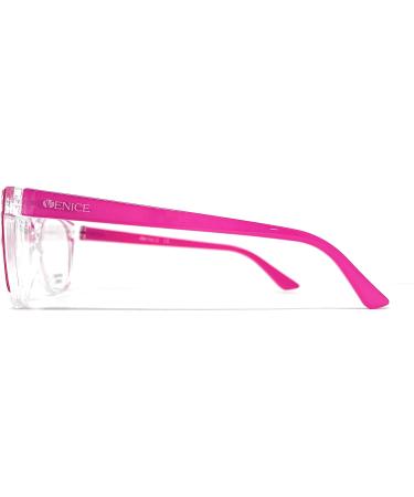 Venice CAT LINE Modern Vintage Reading Glasses for Women - Stylish +1.0 to +3.5 in Pink | International Shipping - Buy Online on GoSupps.com