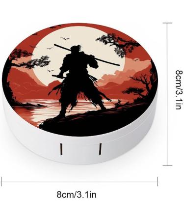 Samurai Portable Travel Contact Lens Case - Compact Storage Box for Contacts | International Shipping Available - Buy Online on GoSupps.com