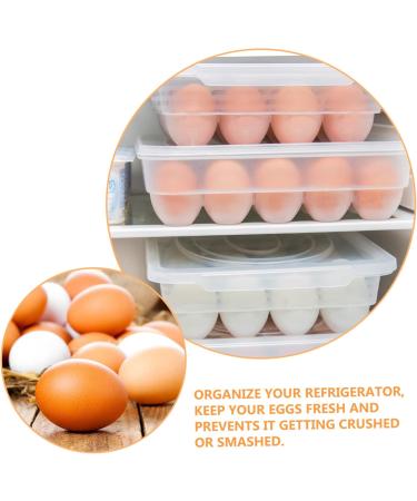 LABRIMP 1pc Box 24 Egg Trays Eggs Storage Bins Stackable Egg Holder Egg Storage Holder Storage Box Filling - Buy Online on GoSupps.com