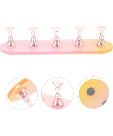 minkissy 3 Sets Nail Practice Holder Training Nail Decorations for Nail Art Decorative Nail Stands Nail Stands for Nail Painting Nail Art Practice Manicure Accessories Plastic Acrylic - Buy Online on GoSupps.com
