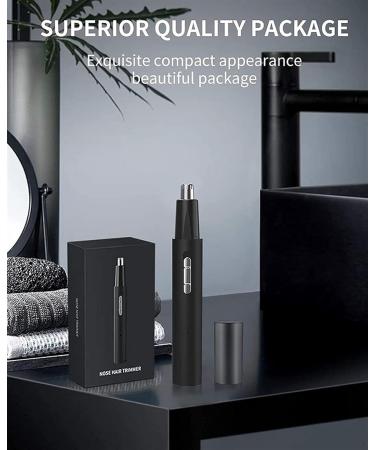 Men's Nose Hair Trimmer 2024 | Painless USB Rechargeable Ear & Nose Hair Trimmer - Professional Dual Edge Blades - Buy Online on GoSupps.com