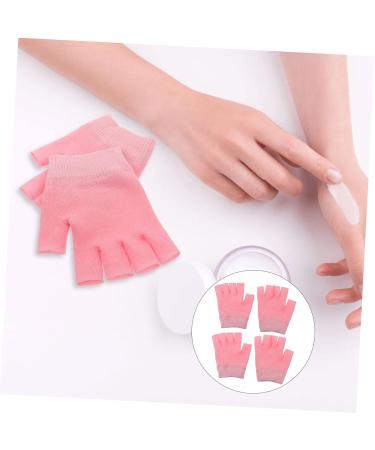 Healeved 4 Pairs Gel Gloves Fingerless Women Moisturizing Gloves Hand Moisturizer Gloves Hand Moisturising Gloves Cotton Moisturising Gloves for Knitting Miss Skin Care Pink Cosmetic - Buy Online on GoSupps.com