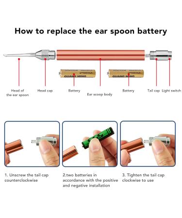 Aluminium Alloy Ear Wax Remover Set with Light, Tweezers & Storage Box - Ear Cleaning Tool Kit for Men & Women - Buy Online on GoSupps.com