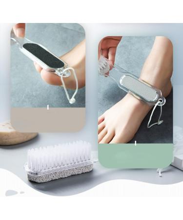 TOVINANNA 4 in 1 Foot File Remover Multi Purpose Feet Pedicure Tools Professional Pedicure Foot Removes Cracked Heels Foot Care Products for Wet and Dry Feet - Buy Online on GoSupps.com