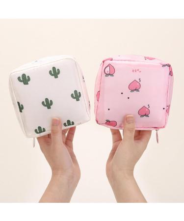 Napkin Storage Bag Period Bag with Zipper for Sanitary Napkin First Period Gifts Tampon Bag Feminine Bag Portable Menstrual Bag for Teen Girls Women Ladies (A1) - Buy Online on GoSupps.com