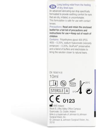 Buy Blink 10ml Intensive Tears - Protective Eye Drops for Dry Eyes | Fast International Shipping - Buy Online on GoSupps.com