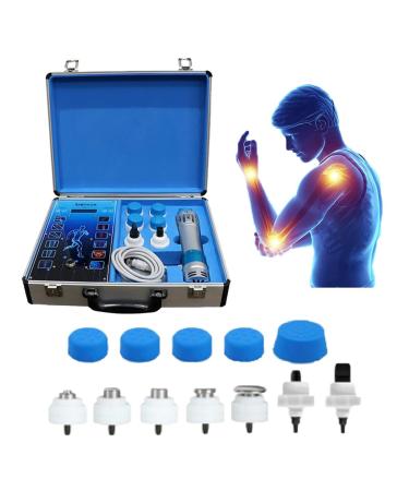 ZIXIAOS ED shock wave therapy effective electromagnetic shock pulse shaft wave-body massager muscle pain relief ED treatment blue