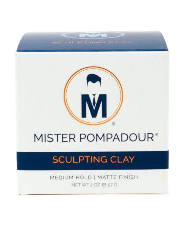 Mister Pompadour Sculpting Clay - Matte Finish | 2 oz | For Men and Women | Natural Ingredients - Buy Online on GoSupps.com