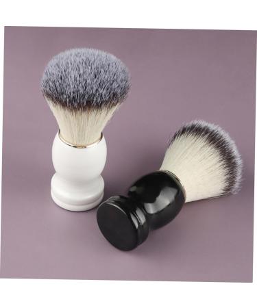 Beatifufu Manual Shaving Brush Set - 2 Pieces Razor Brush Tool for Hairdressing & Foaming Razor Cleaning Accessories - International Shipping Available - Buy Online on GoSupps.com