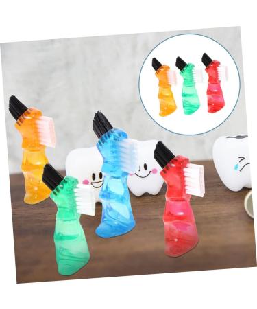 Frcolor 3-Piece Mini Prosthetic Toothbrush Set | Multifunctional Personal Care & Household Cleaning Tool - Buy Online on GoSupps.com