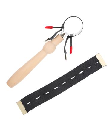 Healeved 1 set of moxibuscand rollstock burner holder roll holder Moxibustion-Massage MoSCIBUSION-TANK Portable Moxibuspower Face body elastic sleeves black 19.3x5.2cm