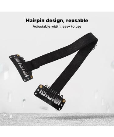 Adjustable 4pcs Facelift Bands | Elastic Facial Lift Belt for Wrinkle Removal | Black Facelift Patch Straps - Buy Online on GoSupps.com