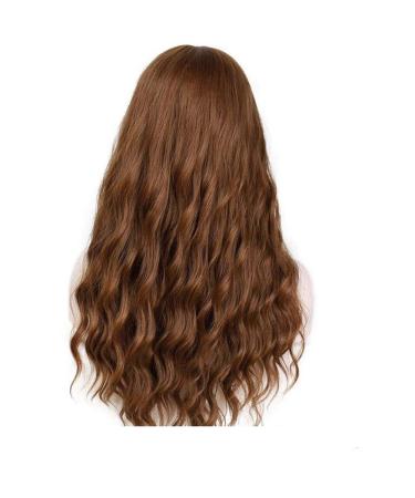 Woman With Long Mixed Brown Women Wig And Liu Haibo Heat-resistant Synthetic Wig 26 inch yama brown