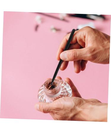 Beavorty Eyebrow Brush Angled 12pcs Eye Shadow Brush A101 Ultra Thin Wooden Handle Nylon Black Oblique Head 14.5x0.7x0.5cm Black - Buy Online on GoSupps.com