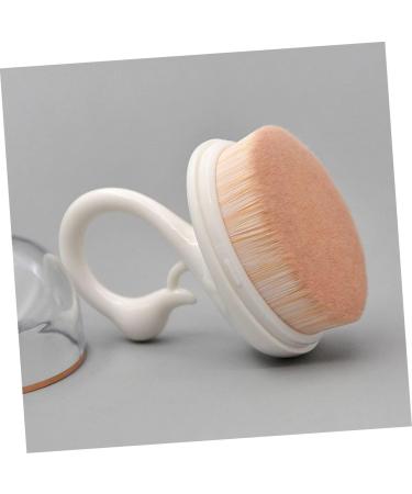 POPETPOP Makeup Powder Brush 1pc Makeup Brush Cream Applicator Face Loose Beauty Supply Beauty Tool Blending Liquid Powder Brush Foundation Brush Artificial Fiber Products White Miss - Buy Online on GoSupps.com