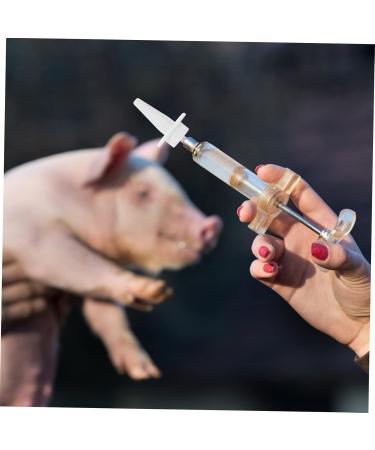Kisangel 30 Pcs Injection Heads Fine Heads Pig Equipment Double Layer 4x2.5cmx3pcs Whitex3pcs - Buy Online on GoSupps.com