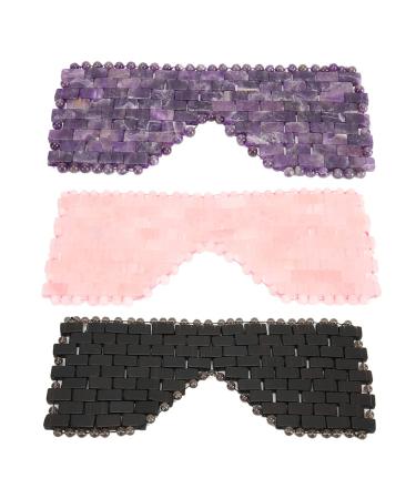 Jade Stone Cooling Eye Mask for Relief of Eye Fatigue - Sleep Mask for Soothing and Relaxing Eyes - Buy Online on GoSupps.com