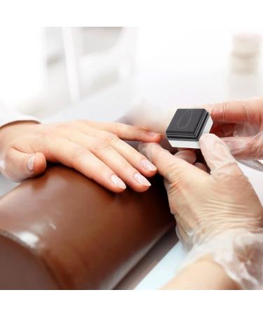 Lurrose Nail Dyhadrator Silicone Stamps Manicure Stamper Nail Salon Nail Painting Practice Stamper Salon Nail Art Painting Seal Manicurist 3.6x3.6cm White 2 - Buy Online on GoSupps.com