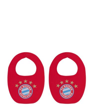 FC Bayern Munich Bib 5-Stars Set of 2 Baby Red
