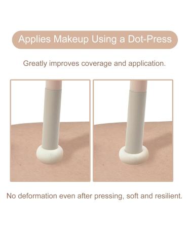5-Piece Vegan Mushroom Makeup Sponge & Concealer Brush Set for Flawless Skin - Ideal for Face Nose & Eyelids - Buy Online on GoSupps.com