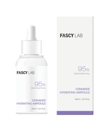 FASCY Lab Ampoule Korean Moisturizer - Cermaide Ampoule For Sensitive Skin Hypoallergenic Safe Ingredients Made In Korea (30 ml / 1.01 fl.oz)