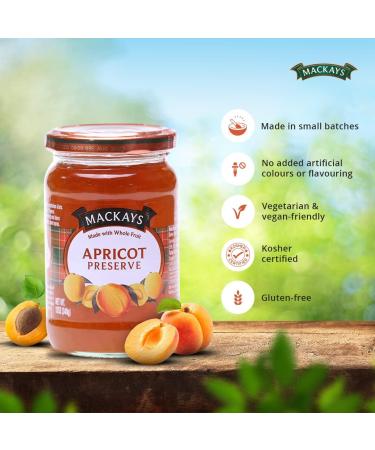 Mackays Apricot Jam 340g - Buy Online on GoSupps.com