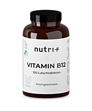 Vitamin B12 sucking tablets 500 g (MCG) - Vit B 12 vegan & high -dose - active methylcobalamine without lactose - 100 vegan tablets for sucking - taste cherry cherry 80 g (1 Pack) - Buy Online on GoSupps.com