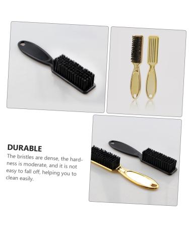 Frcolor 4-Piece Mustache & Neck Hair Cleaning Brush Set - Travel Razor & Hairdresser Fading Brushes - Premium Fiber Wool Grooming Tools - Buy Online on GoSupps.com