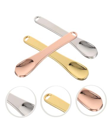 Anneome 3 Mini Makeup Spatula Cosmetic Spoons for Cream Application Applying Creams Masks Lotion Reusable Beauty Accessories - Buy Online on GoSupps.com