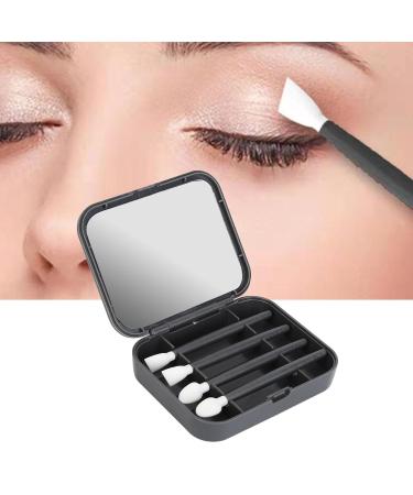 Silicone Cotton Swab Set | Reusable Makeup Brushes for Ears & Eyes | Portable Black | Eco-Friendly Beauty Essentials - Buy Online on GoSupps.com